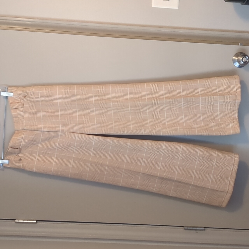 Vintage Levis plaid yellow wide leg pant